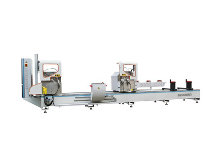 Aluminum profile high-efficiency 45 degree double head cutting saw LJZ2-500 × 4200C/550 × 4200C