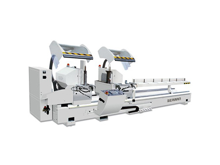 Aluminum profile high-efficiency CNC double head cutting saw LJZ2G-CNC-500 × 4200