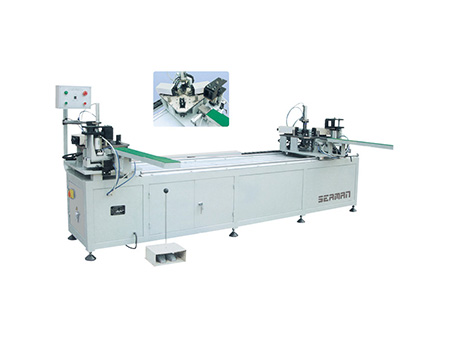 Aluminum door and window double head corner assembly machine LZ JJ2-100 × 3000