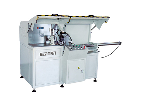 Aluminum door and window corner code CNC automatic cutting saw L JMJ-CNC-500